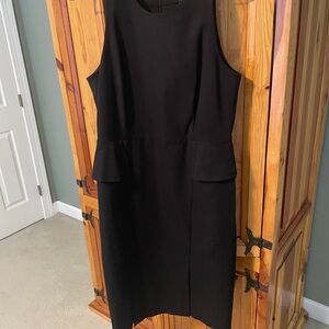 Women's Banana Republic Black Peplum Sheath Dress - Size - 14 - NWT